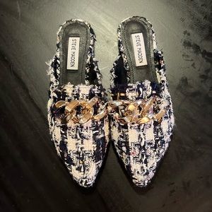 Steve Madden Houndstooth Slides